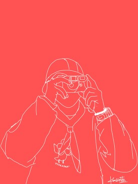 _今天不藍さんのコーディネート