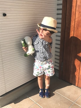 ななさん（キッズ・100cm）の夏コーディネート