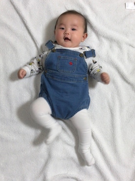 「息子コーデ」｜「アイテム（その他トップス）」を使った、eitaさん（キッズ・70cm）の春コーディネート