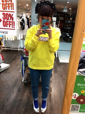 「パニカム（パニカム）のアイテム」を使った、♡ai♡さん（レディース・148cm）の春コーディネート