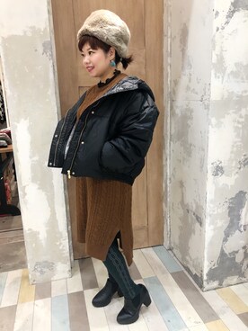 「179/WG（イチナナキュウダブルジー）のアイテム（ジャケット/アウター）」を使った、♡ai♡さん（レディース・148cm）の秋コーディネート