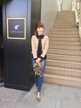 ともみさん（レディース・158cm）の春コーディネート