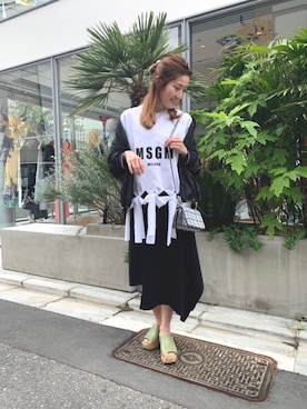 ともみさんの（MSGM | エムエスジーエム）を使ったコーディネート