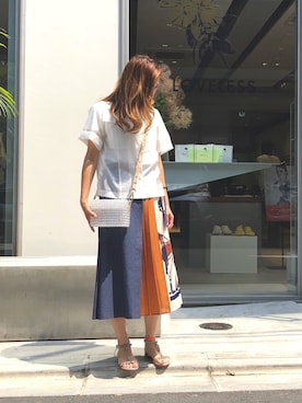 ともみさん（レディース・158cm）の夏コーディネート