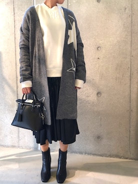 「alexanderwang（アレキサンダーワン）のアイテム」を使った、ともみさん（レディース・158cm）の秋コーディネート