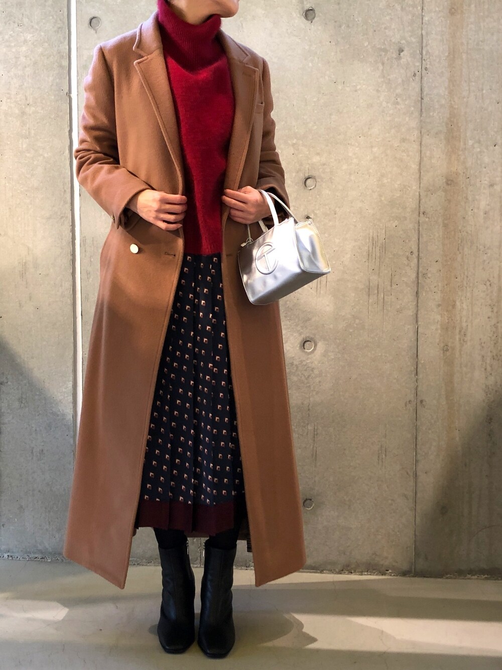 LOVELESS（ラブレス）の「サイド プリーツ チェスターコート 