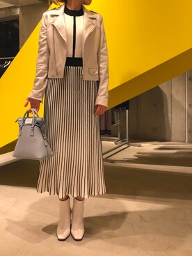 ブーティを使った ニットワンピース の人気ファッションコーディネート Wear