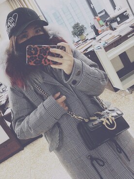 「PINKO（ピンコ）のアイテム」を使った、okmiloさん（レディース・155cm）の秋コーディネート