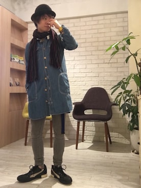 「PUMA by MIHARA YASUHIRO（プーマバイミハラヤスヒロ）のアイテム」を使った、dais-kさん（メンズ・165cm）の秋コーディネート