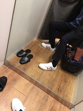 「CONVERSE（コンバース）のアイテム（アクセサリー）」を使った、runfromyourLさん（メンズ・178cm）の冬コーディネート