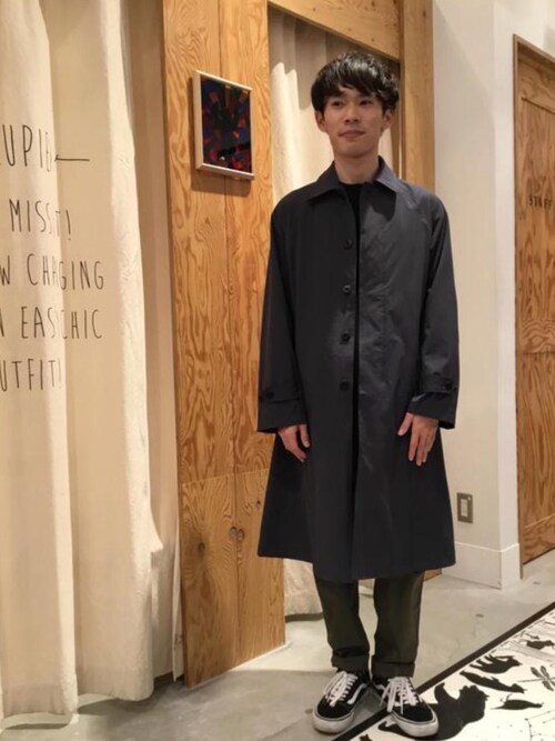 Coen いまい Coenのステンカラーコートを使ったコーディネート Wear