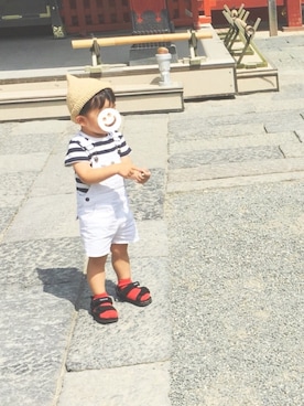 1t.ichiiiTa..𖤐˒˒さん（キッズ・90cm）の秋コーディネート