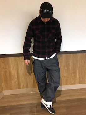 「ラフなスタイル」｜yoshiaarさん（メンズ・181cm）の冬コーディネート