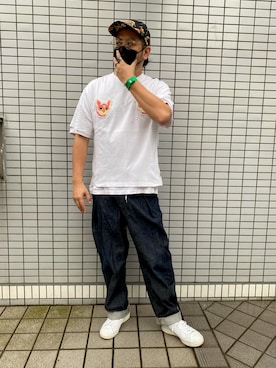 「STUSSY（ステューシー）のアイテム」を使った、yoshiaarさん（メンズ・181cm）の春コーディネート