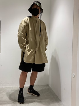「JW Anderson（ジェイダブリューアンダーソン）のアイテム（帽子）」を使った、yoshiaarさん（メンズ・181cm）の春コーディネート