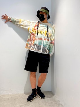 「doublet（ダブレット）のアイテム（Tシャツ/カットソー）」を使った、yoshiaarさん（メンズ・181cm）の春コーディネート