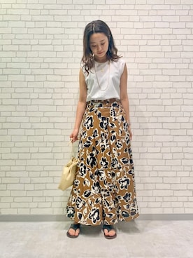 Mizuhoさん（レディース・158cm）の夏コーディネート