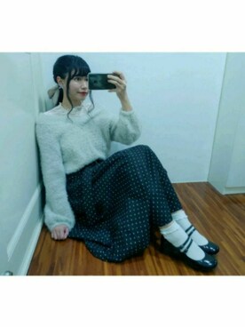 Qianさん（レディース・163cm）の冬コーディネート