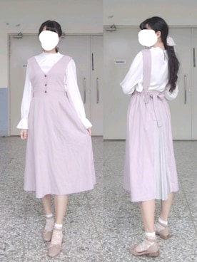 Qianさん（レディース・163cm）の春コーディネート