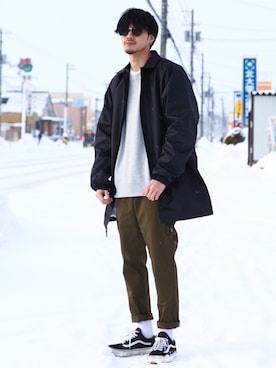 KONさん（メンズ・176cm）の冬コーディネート