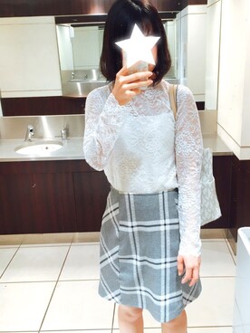 「ハイネックトップス」｜yahさん（レディース・159cm）の秋コーディネート