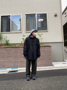 「GAP（ギャップ）のアイテム（その他アウター）」を使った、ヨシダコウスケさん（メンズ・170cm）の春コーディネート