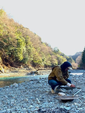 「FILSON（フィルソン）のアイテム（その他アウター）」を使った、shoheiさん（メンズ・181cm）の春コーディネート