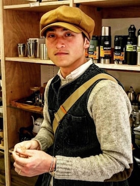 「キャスケット」｜Young   さん（メンズ・175cm）の秋コーディネート