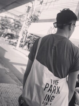 「THE PARK・ING GINZA（ザパーキングギンザ）のアイテム」を使った、Eric_王MNWさん（メンズ・184cm）の秋コーディネート