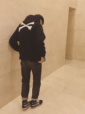 「WTAPS（ダブルタップス）のアイテム（ジャージ）」を使った、Eric_王MNWさん（メンズ・184cm）の秋コーディネート