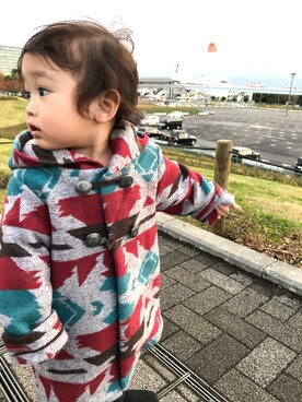 「MARKEY'S（マーキーズ）のアイテム（ジャケット/アウター、その他）」を使った、Haruさん（レディース・152cm）の冬コーディネート