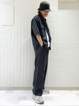 「JUNRED（ジュンレッド）のアイテム（ブルゾン）」を使った、もりさん（メンズ・170cm）の夏コーディネート