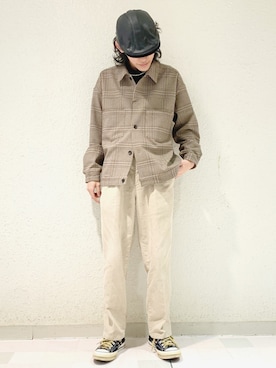 「JUNRED（ジュンレッド）のアイテム（ブルゾン）」を使った、もりさん（メンズ・170cm）の冬コーディネート