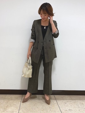 by2585tuuさん（レディース・160cm）の秋コーディネート