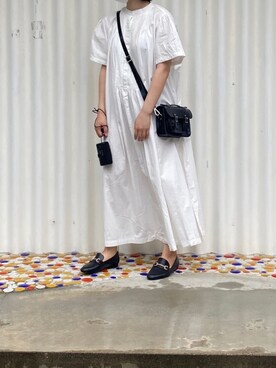 「andr」｜「アイテム（ワンピース/ドレス）」を使った、megさん（レディース・160cm）の夏コーディネート