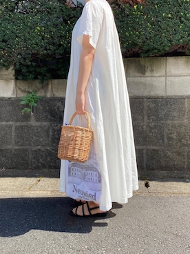 「andr」｜「アイテム（ワンピース/ドレス）」を使った、megさん（レディース・160cm）の夏コーディネート