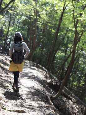 「AIGLE（エーグル）のアイテム（パンツ）」を使った、chopさん（レディース・156cm）の春コーディネート