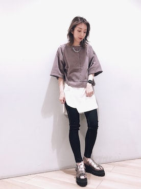 あかりりりさん(レディース・159cm)の春コーディネート