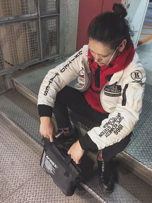 高田 Avirex 新潟 Avirexのパーカーを使ったコーディネート Wear