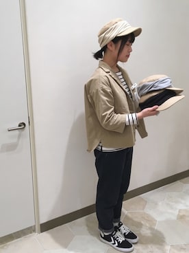 「nest Robe（ネストローブ）のアイテム」を使った、14+ そごう千葉ジュンヌ店 スタッフさん（レディース・150cm）の春コーディネート