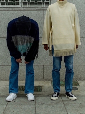 「ct70」｜「アイテム（ハンチング/ベレー帽）」を使った、けけけさん（メンズ・168cm）の秋コーディネート