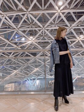 「autumn look」｜「アイテム（ワンピース/ドレス）」を使った、衿さん（レディース・158cm）の秋コーディネート