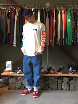 「NUMBERS EDITION(ナンバーズエディション)のアイテム」を使った、BENCHさん(メンズ・178cm)の春コーディネート