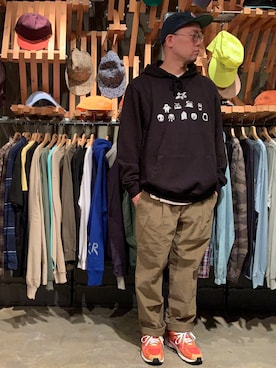 「NUMBERS EDITION(ナンバーズエディション)のアイテム」を使った、BENCHさん(メンズ・178cm)の冬コーディネート