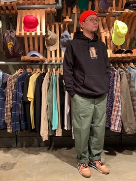 「ACAPULCO GOLD（アカプルコゴールド）のアイテム」を使った、BENCHさん（メンズ・178cm）の春コーディネート