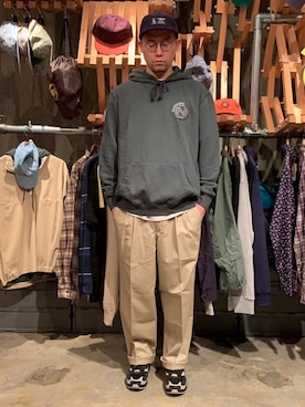 「NUMBERS EDITION(ナンバーズエディション)のアイテム」を使った、BENCHさん(メンズ・178cm)の春コーディネート