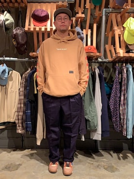 「ACAPULCO GOLD（アカプルコゴールド）のアイテム」を使った、BENCHさん（メンズ・178cm）の春コーディネート