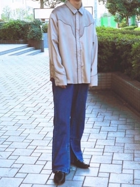 「F（エフ）（エフ）のアイテム」を使った、田中 景樹 駿一朗さん（メンズ・173cm）の秋コーディネート