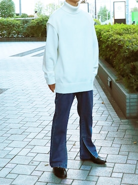 「F（エフ）（エフ）のアイテム」を使った、田中 景樹 駿一朗さん（メンズ・173cm）の秋コーディネート