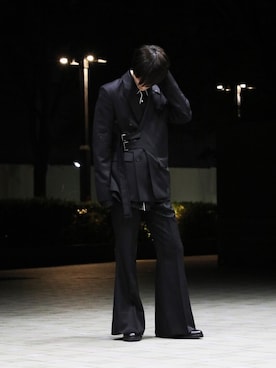 「F（エフ）（エフ）のアイテム」を使った、田中 景樹 駿一朗さん（メンズ・173cm）の秋コーディネート